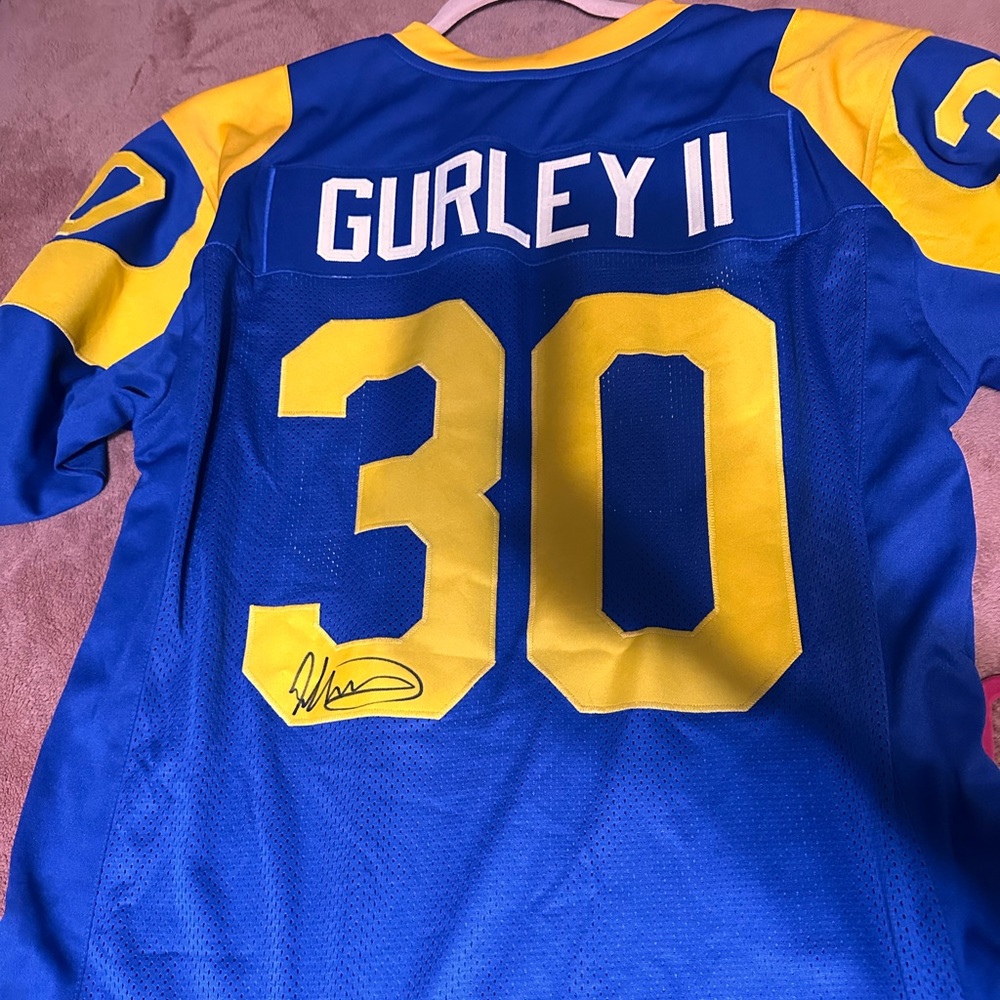 Signed Rams Jersey Gurley - Picture 3 of 7